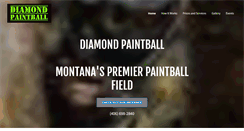 Desktop Screenshot of diamondpaintball.com