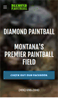 Mobile Screenshot of diamondpaintball.com